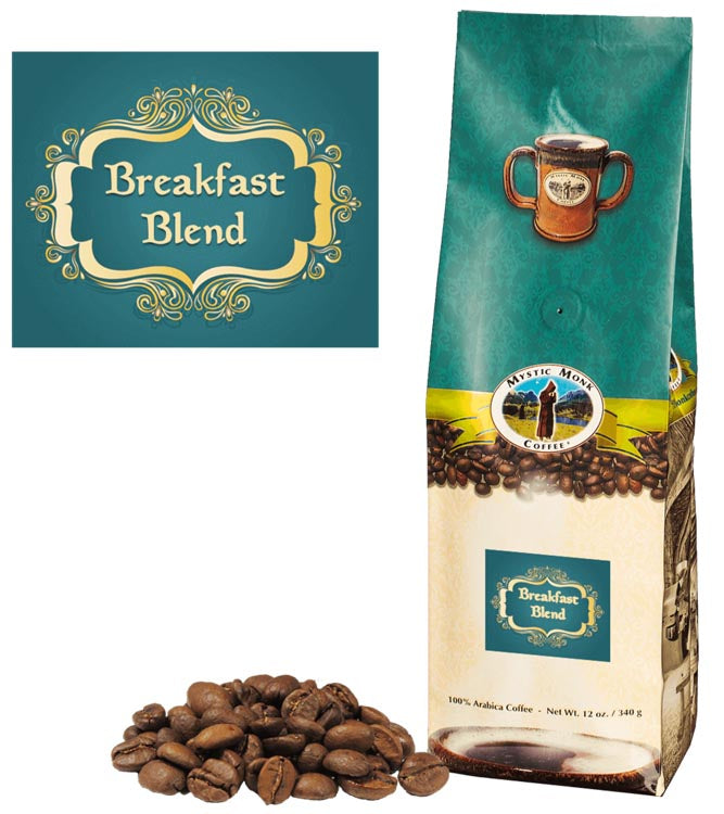 Breakfast Blend Mystic Monk Whole Bean Coffee