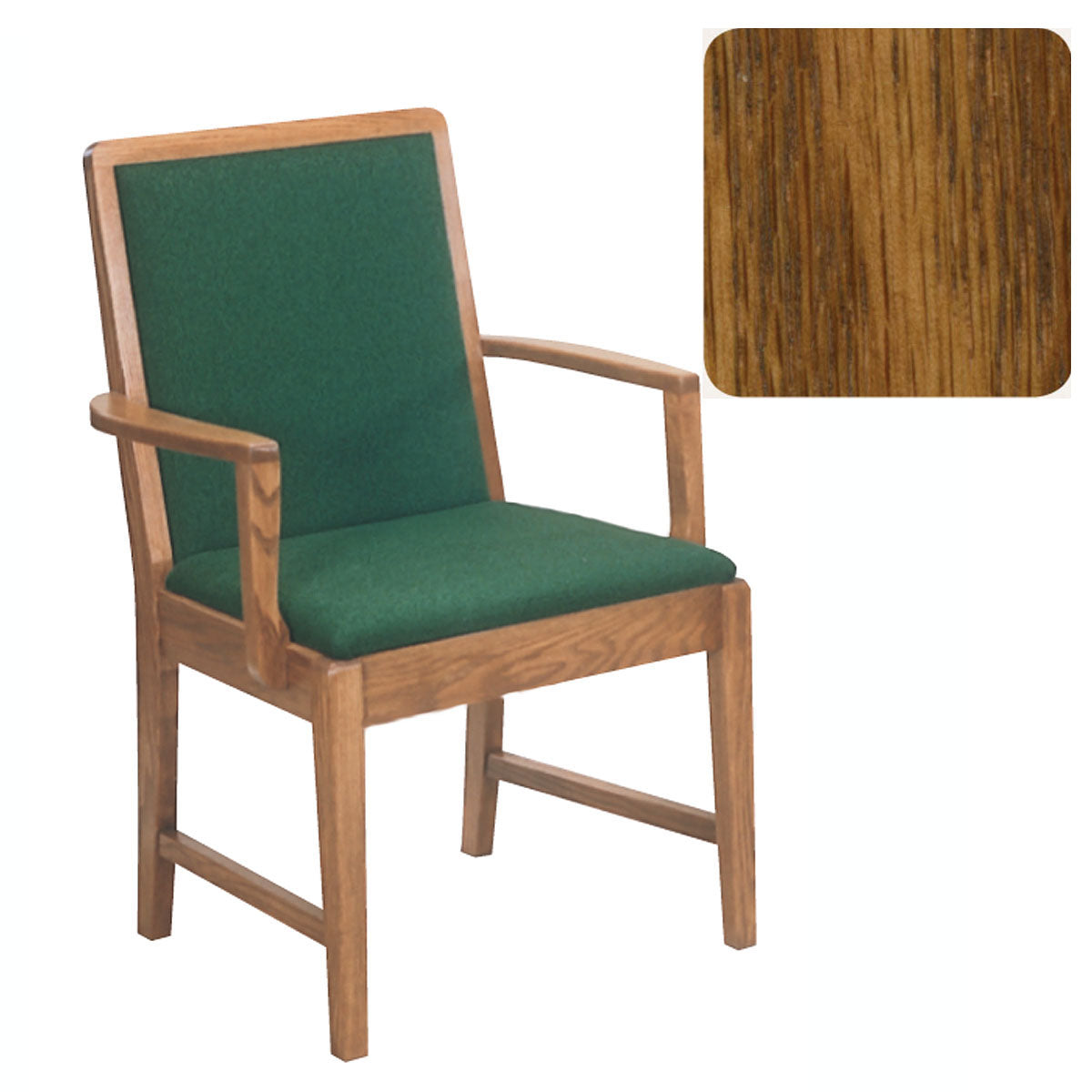 Amber Finish Sanctuary Arm Chair 170