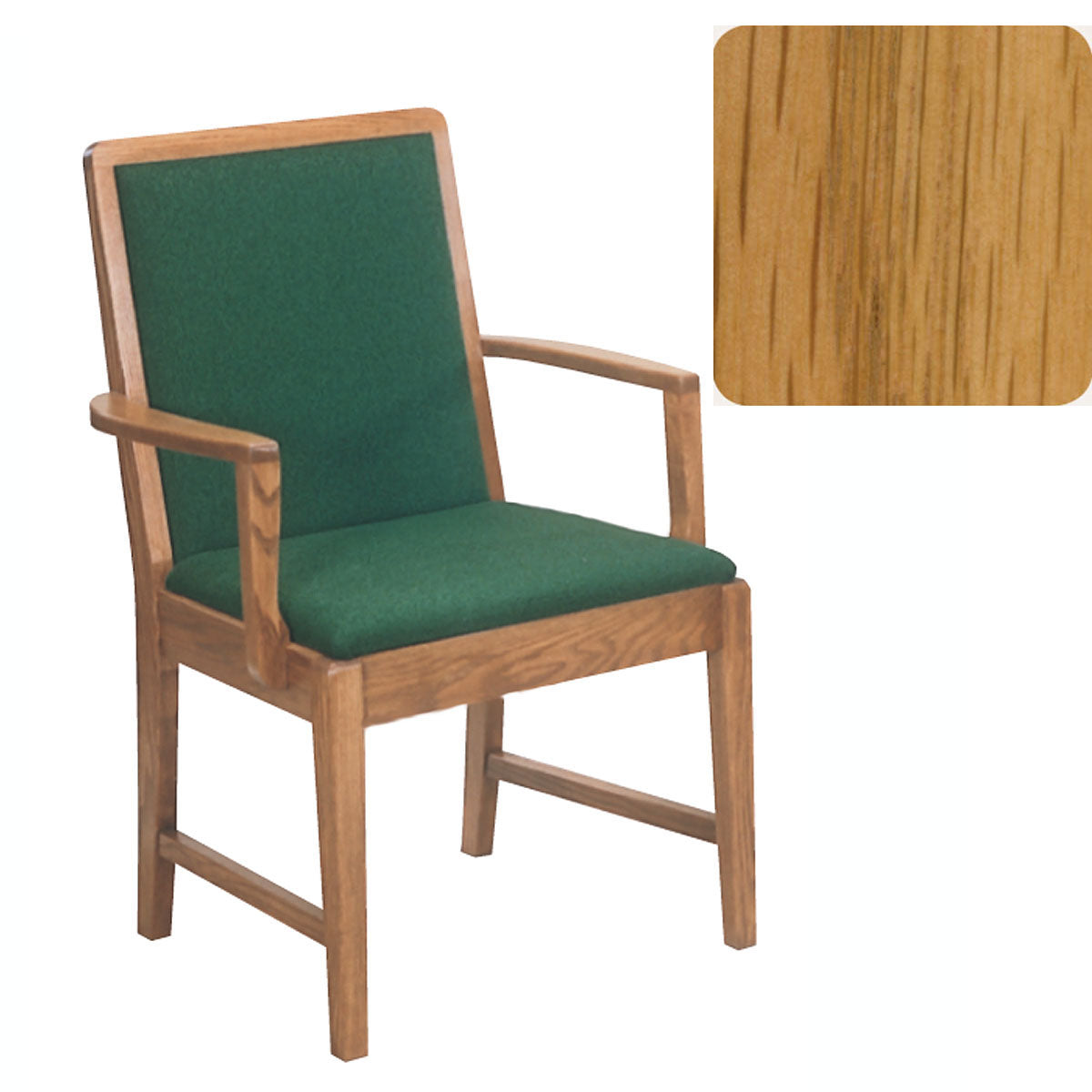 Fruitwood Finish Sanctuary Arm Chair 170