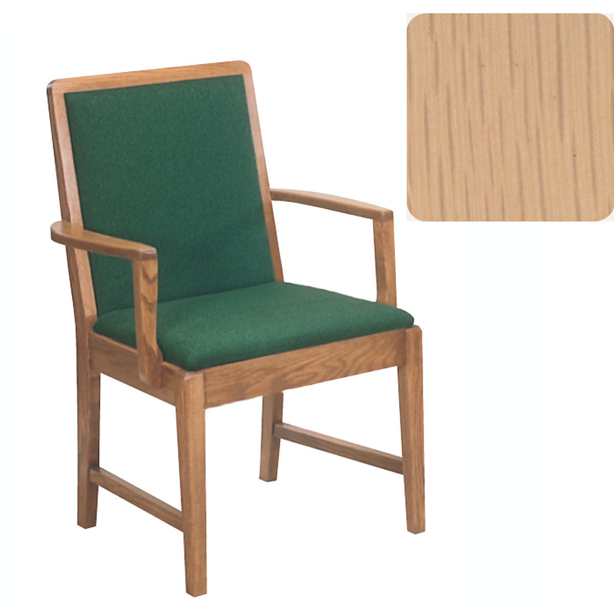 Limed Oak Finish Sanctuary Arm Chair 170