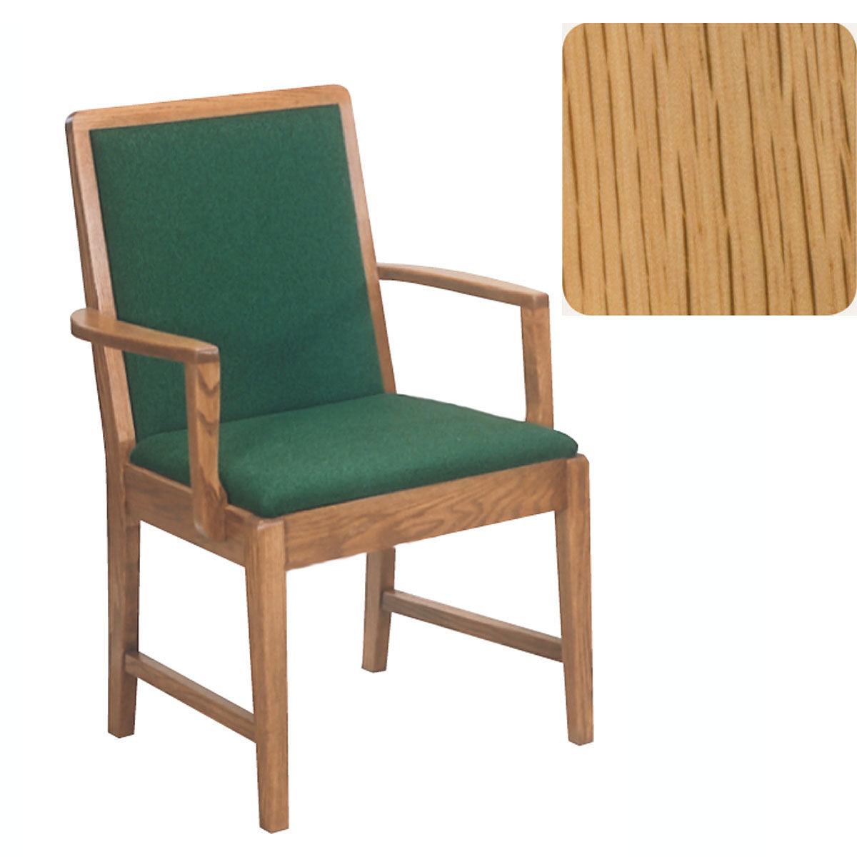 Natural Oak Finish Sanctuary Arm Chair 170