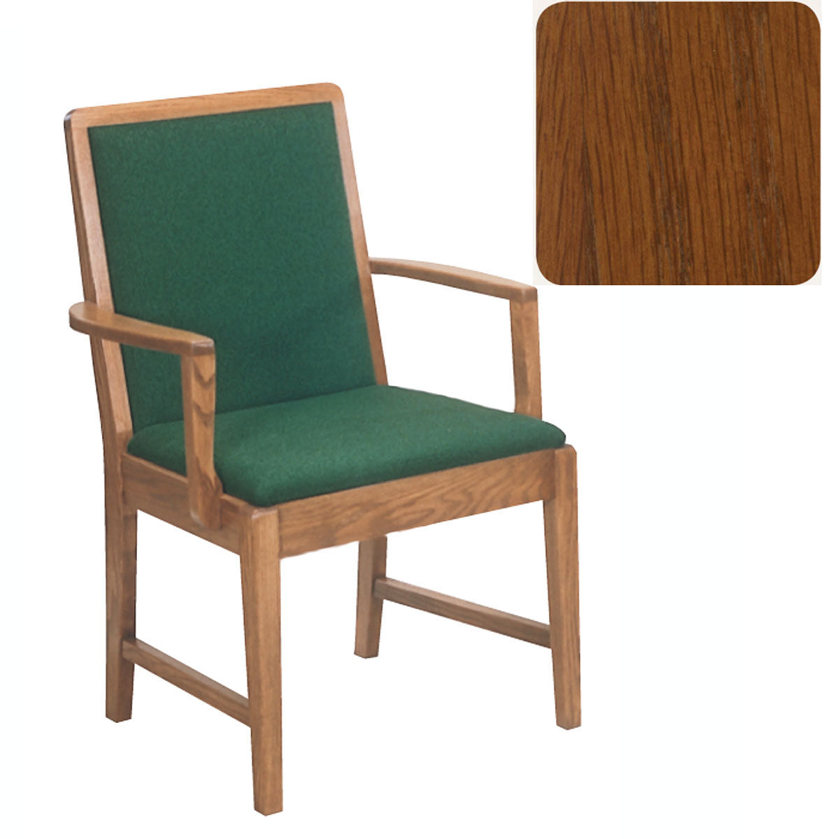 Sienna Finish Sanctuary Arm Chair 170