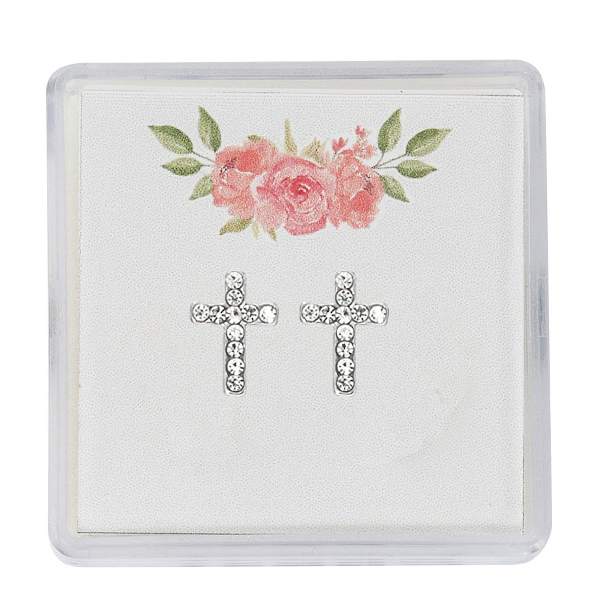 Crystal Cross Earrings EAR27