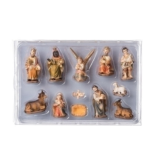 12 piece Mini Nativity Figure Set