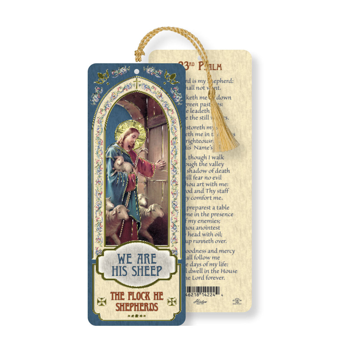 Laminated 23rd Psalm Bookmark with Tassel B8-136