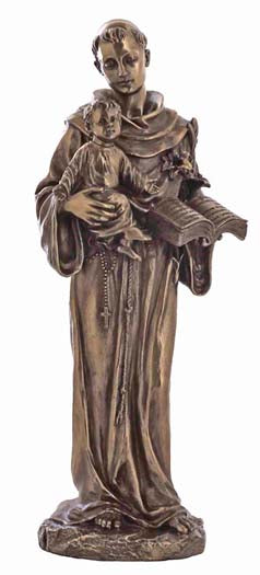Saint Anthony Statue in Bronze