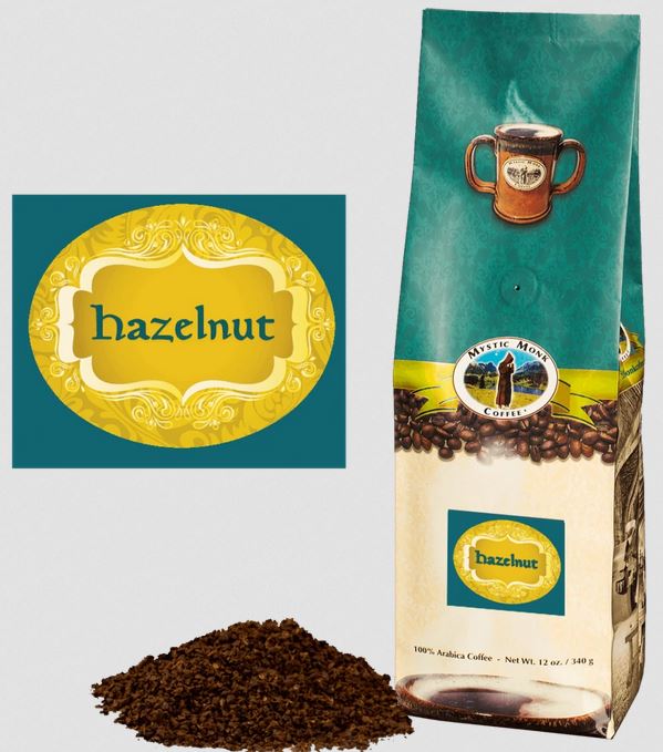 Hazelnut Mystic Monk Ground Coffee - 12 oz. bag