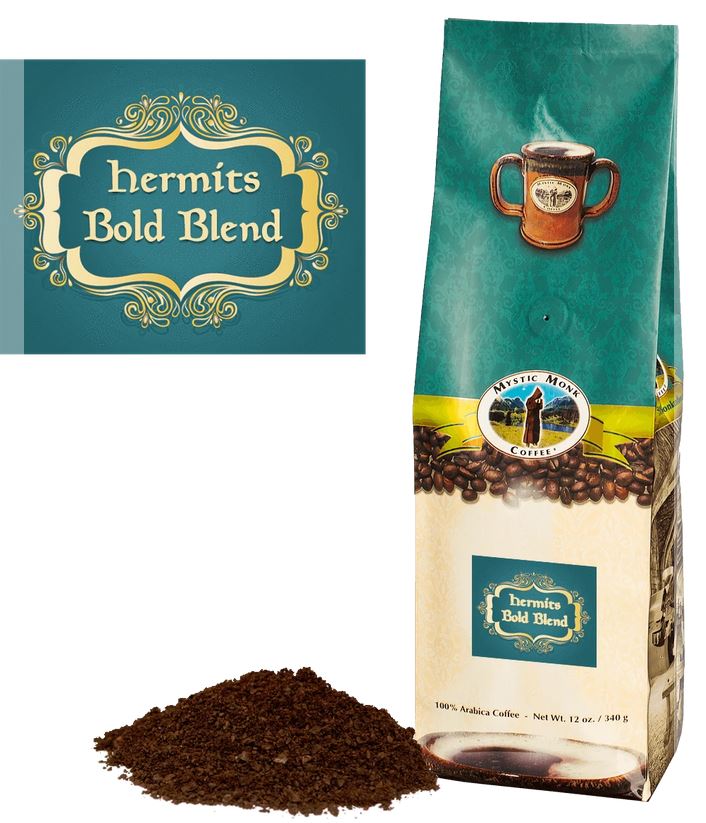 12oz Hermits Mystic Monk Ground Coffee