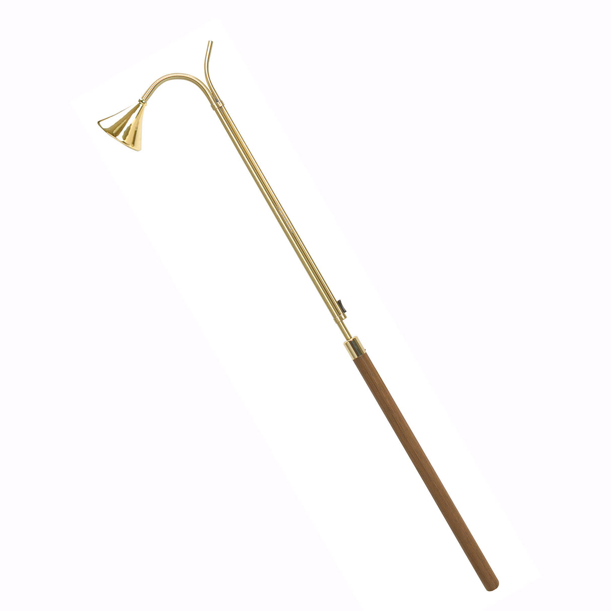 60 inch Brass Candle Lighter with Walnut Handle - no. K225-5