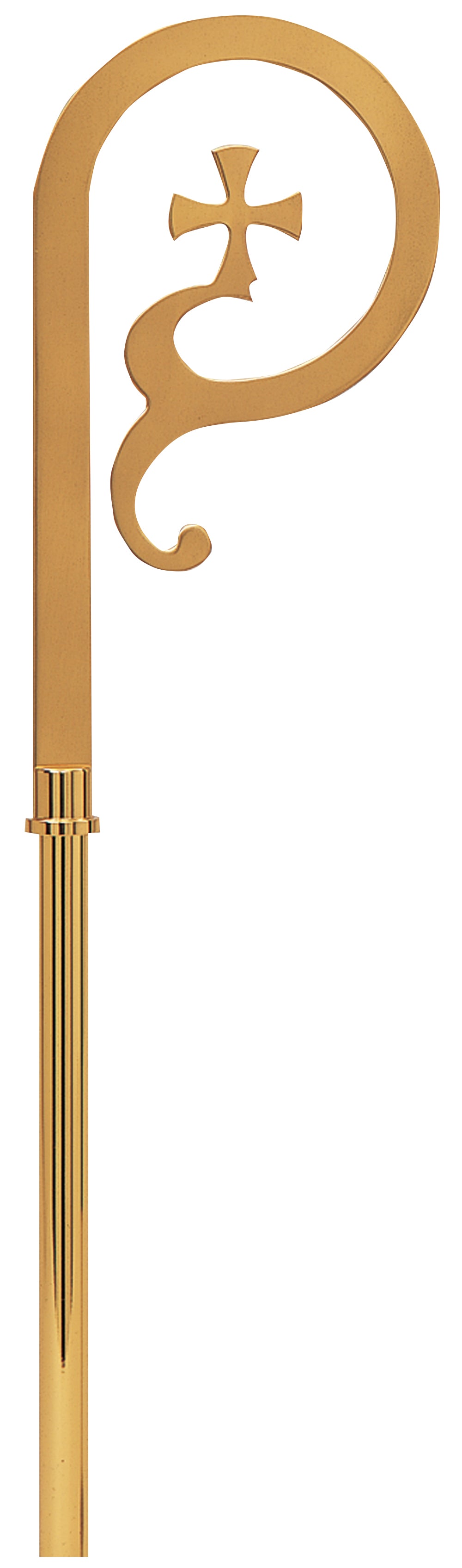 Gold Plated Bishop Crozier K62