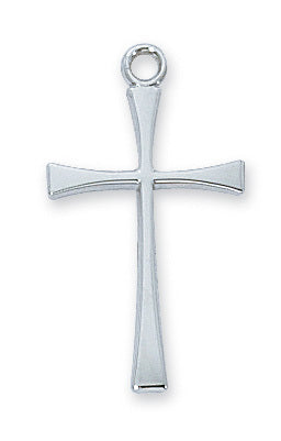Flared End Cross in Sterling SIlver L8019