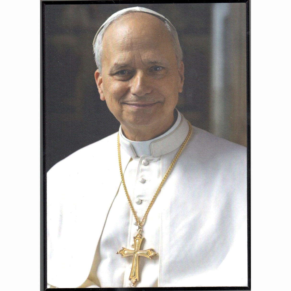 Pope Leo XIV Formal Plaque Large 8x10