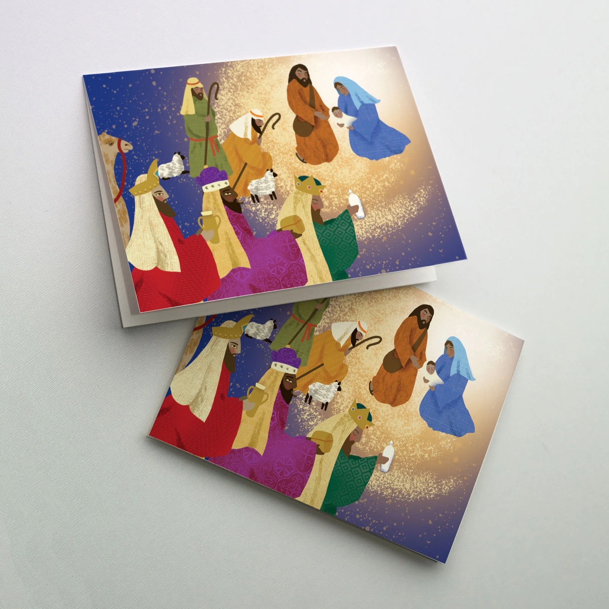 Contemporary Nativity Christmas Boxed Greeting Cards 20ct