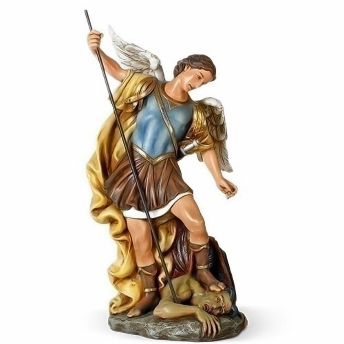 15 inch Saint Michael the Archangel Full Color Statue - no. 61024