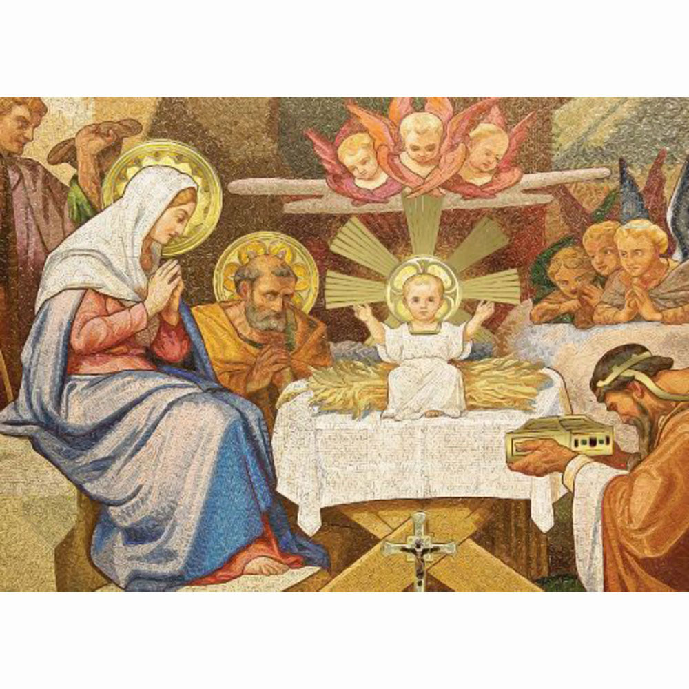 Glory to Christ Mosaic Boxed Christmas Cards