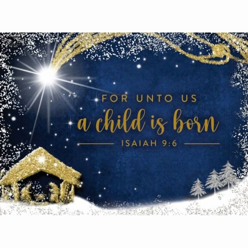 A Child is Born Christmas Cards - 25ct per box