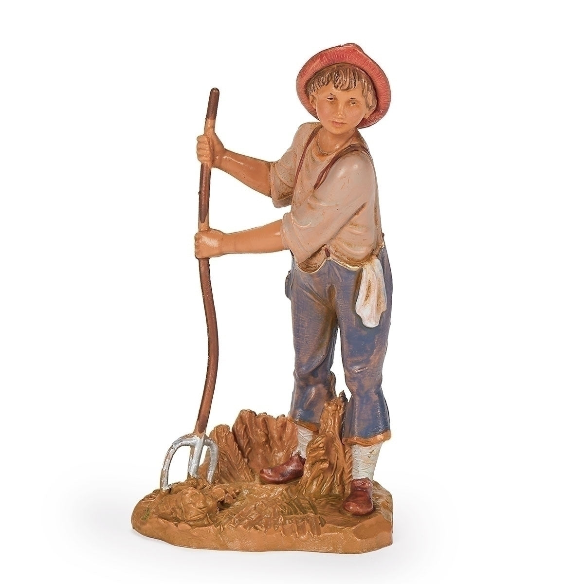 Jamie the Boy Farmer 5 inch scale Fontanini Figure 54132