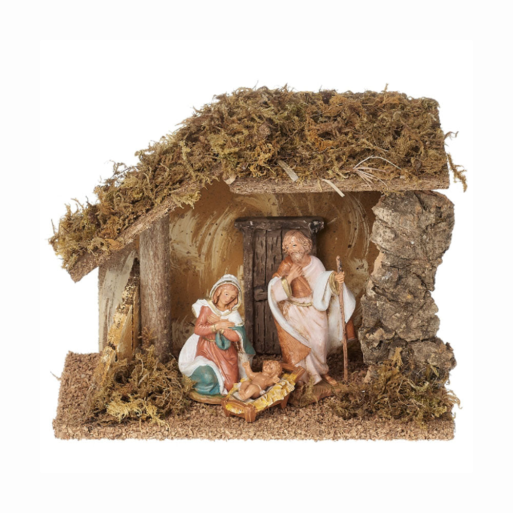 3 Piece Small Fontanini Starter Set with Stable no. 55110