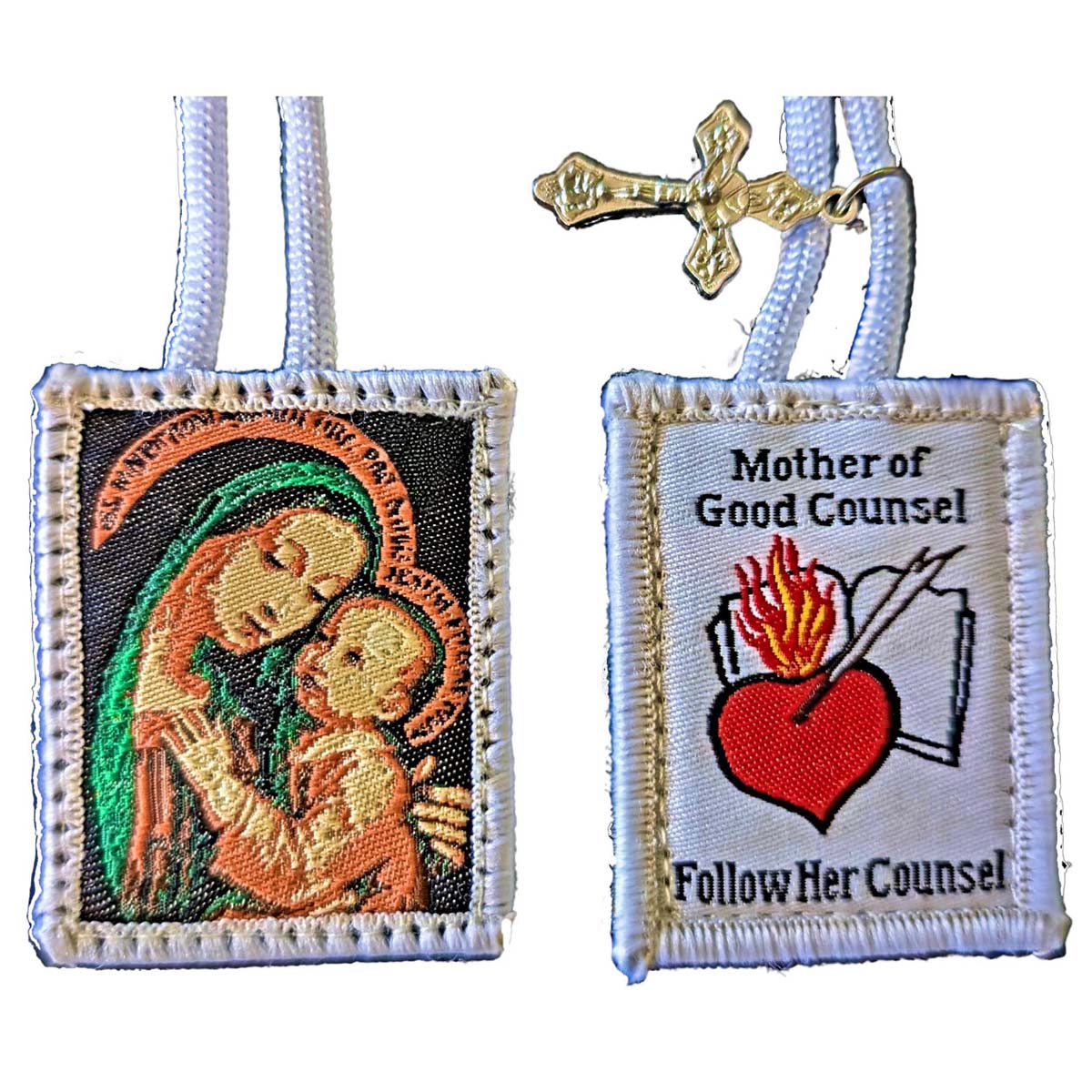Our Lady of Good Counsel White Scapular