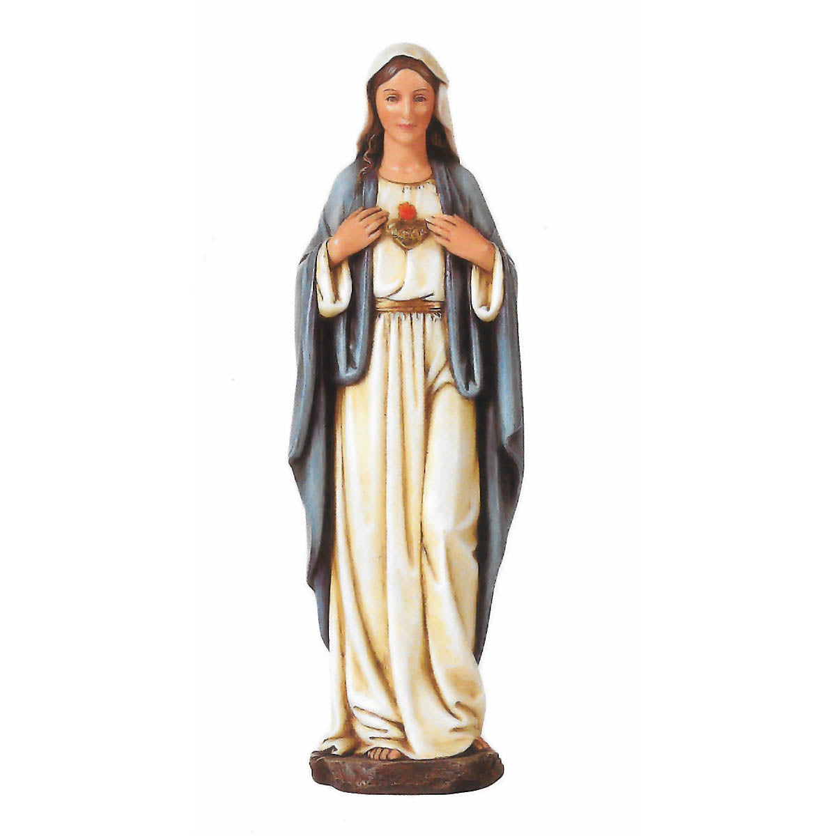 Immaculate Heart of Mary 10 inch Statue