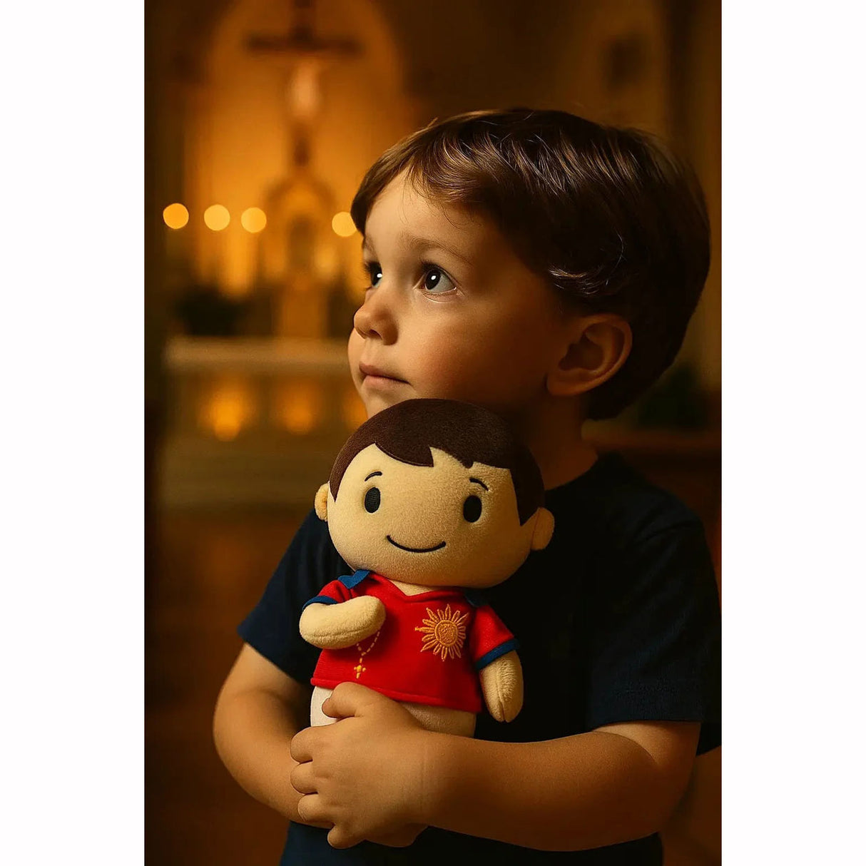 8" St Carlo Acutis Little Drops of Water Plush Doll