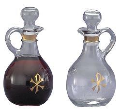 6 oz. Chi Rho Cruet Set