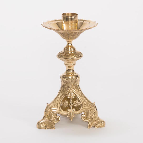 10 inch Traditional Baroque Altar Candlestick H135SH