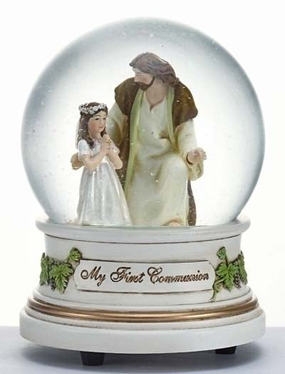 First Communion Glitterdome for Girls