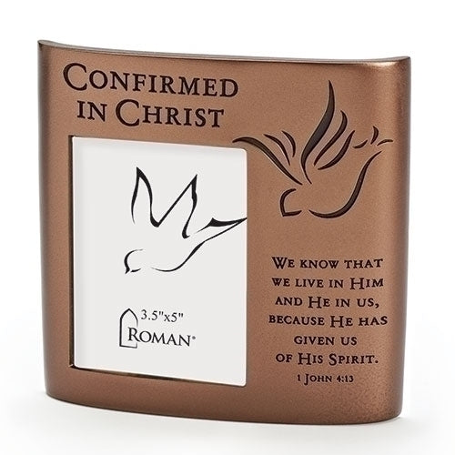 Bronze Finish Reflections of Love Confirmation Frame