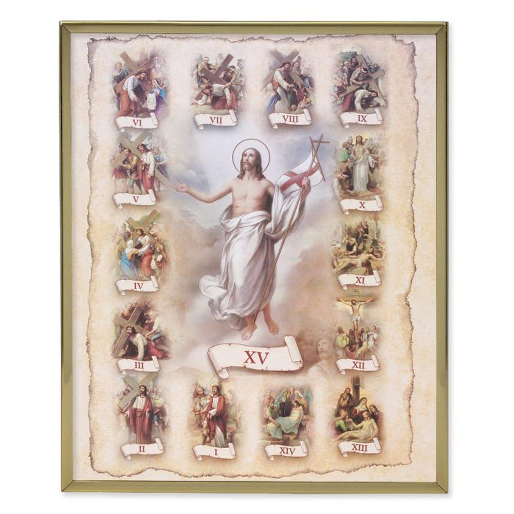 Stations of the Cross 8x10 inch Plaque