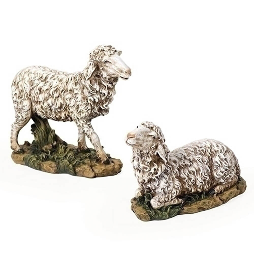 Color Sheep Set for 27 inch Scale Outdoor Nativity