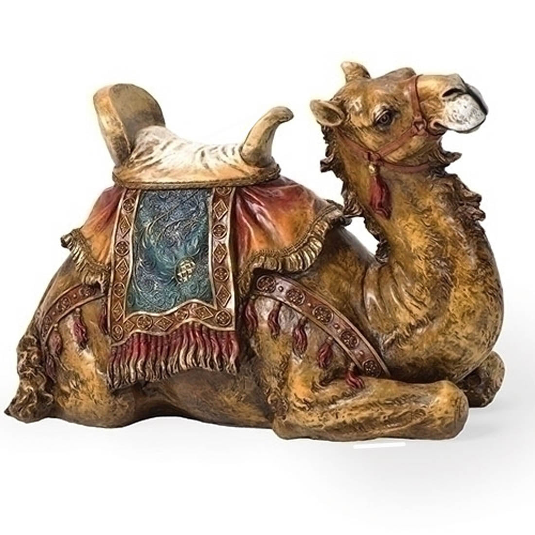 Full Color Seated Camel Garden Statue - for 27 inch Scale Nativity