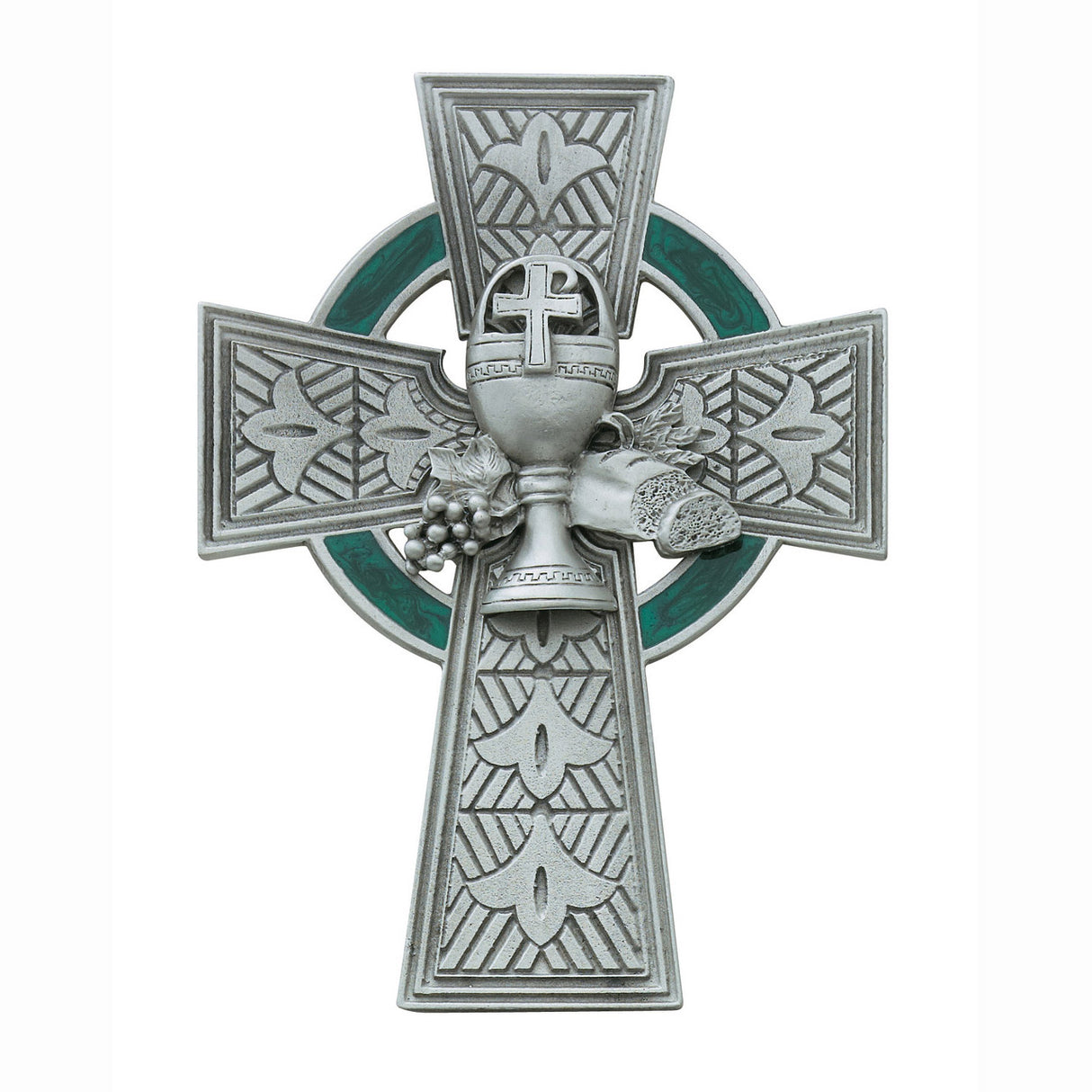 5 inch Pewter Celtic Communion Cross