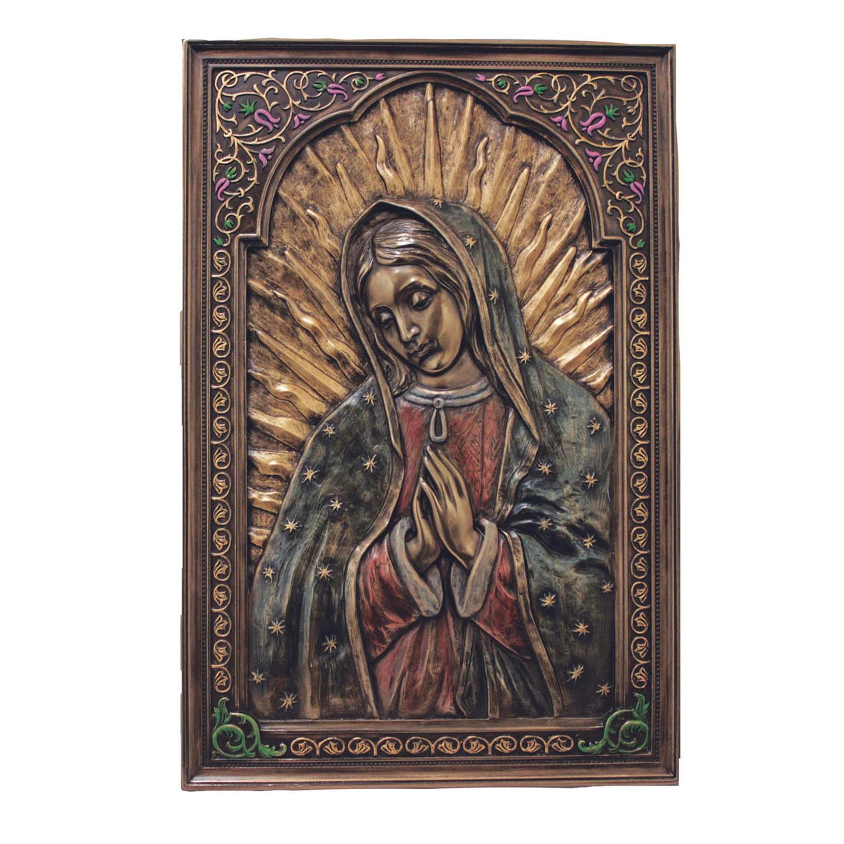 Our Lady of Guadalupe Cold Cast Bronze Plaque SR-76550