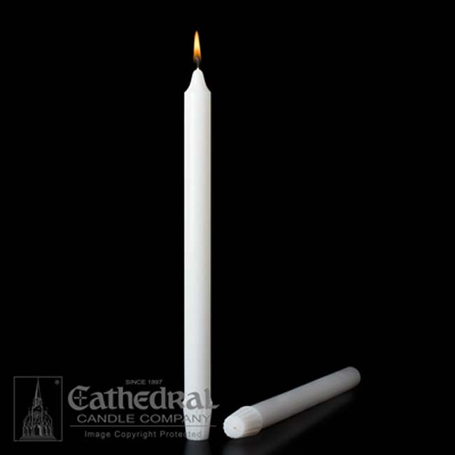 1-1/8 x 15 Stearine Candles 12ct box