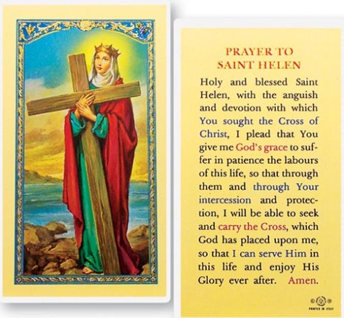 Saint Helen of the True Cross Prayer Cards -800-311