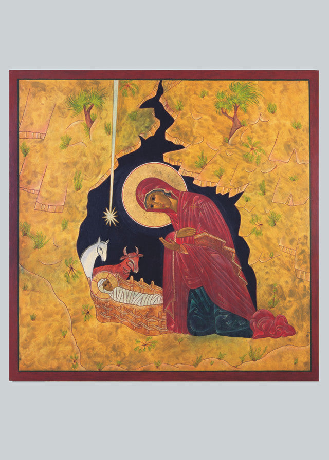 Nativity Icon Boxed Christmas Cards 15ct