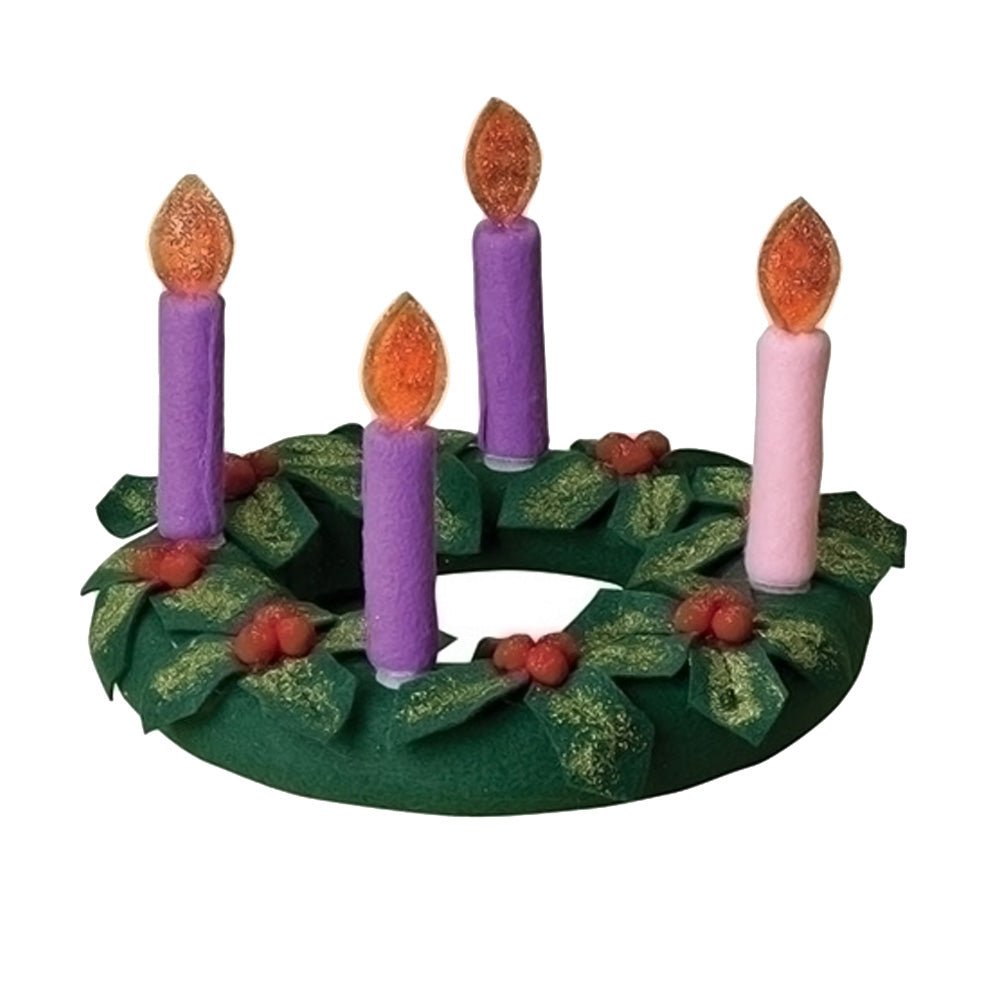 Plush Advent Wreath for Children