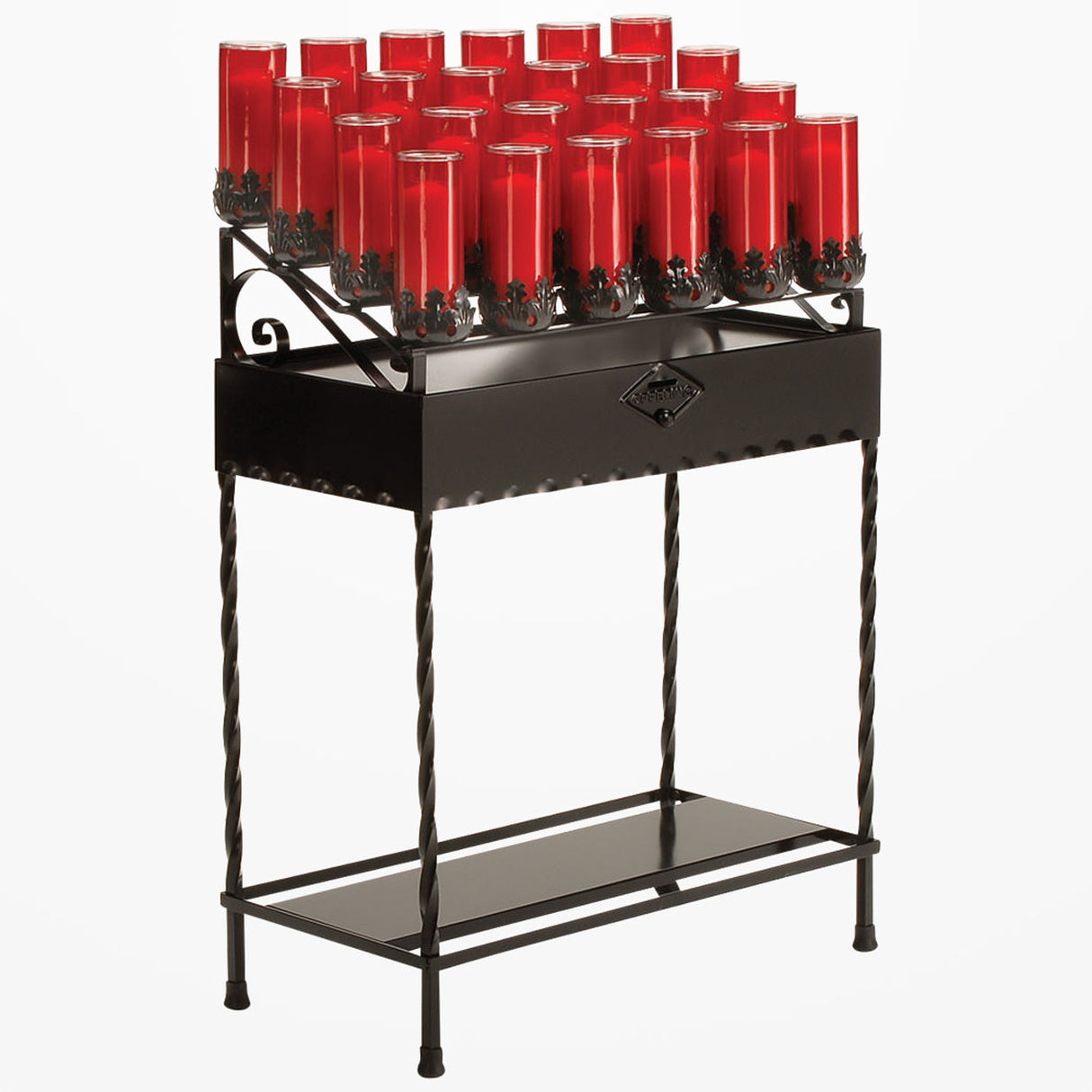 Wrought Iron 7 day Devotional Candle Stand - 19x37