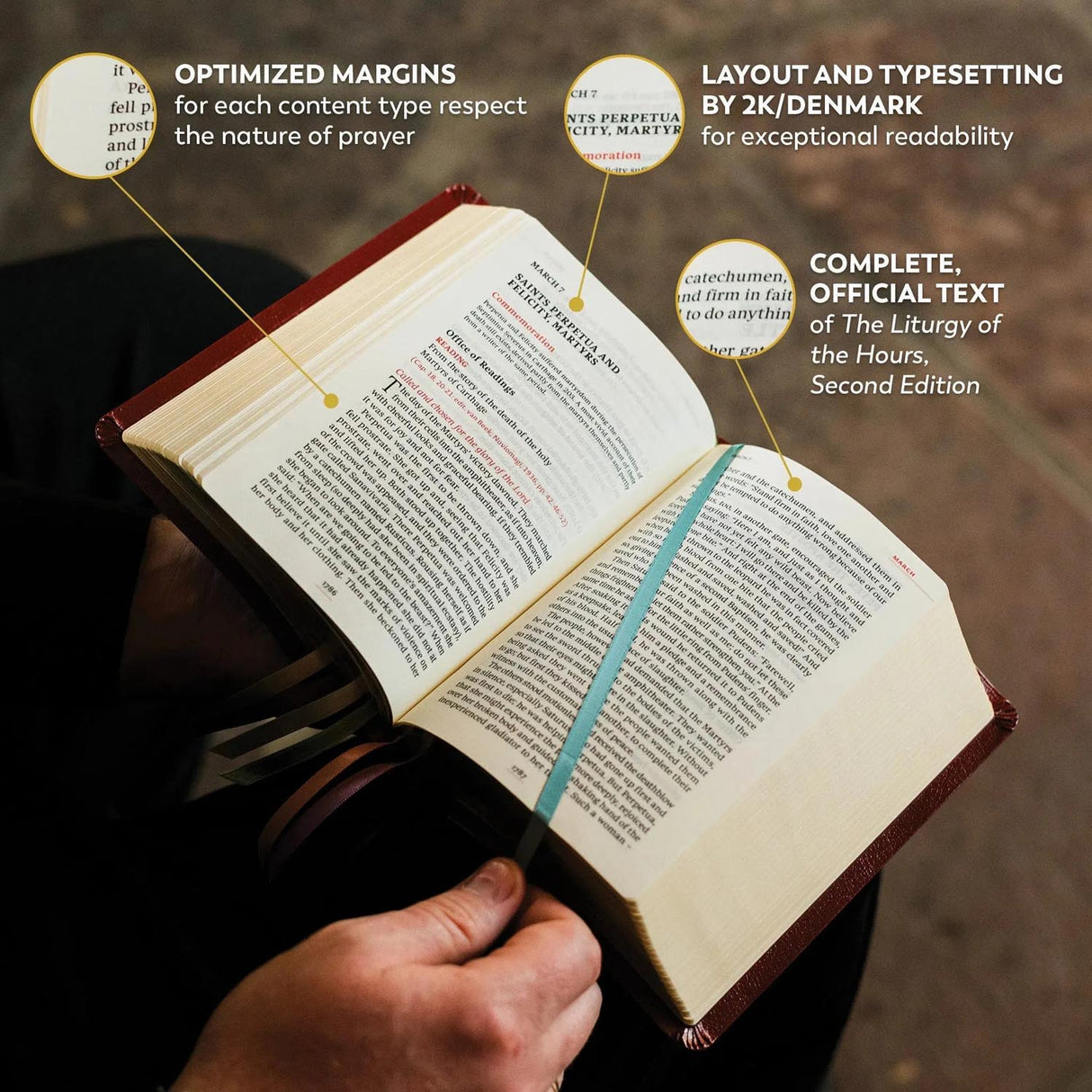 4 Volume Liturgy of the Hours 2nd Edition - Standard Print Leather Binding