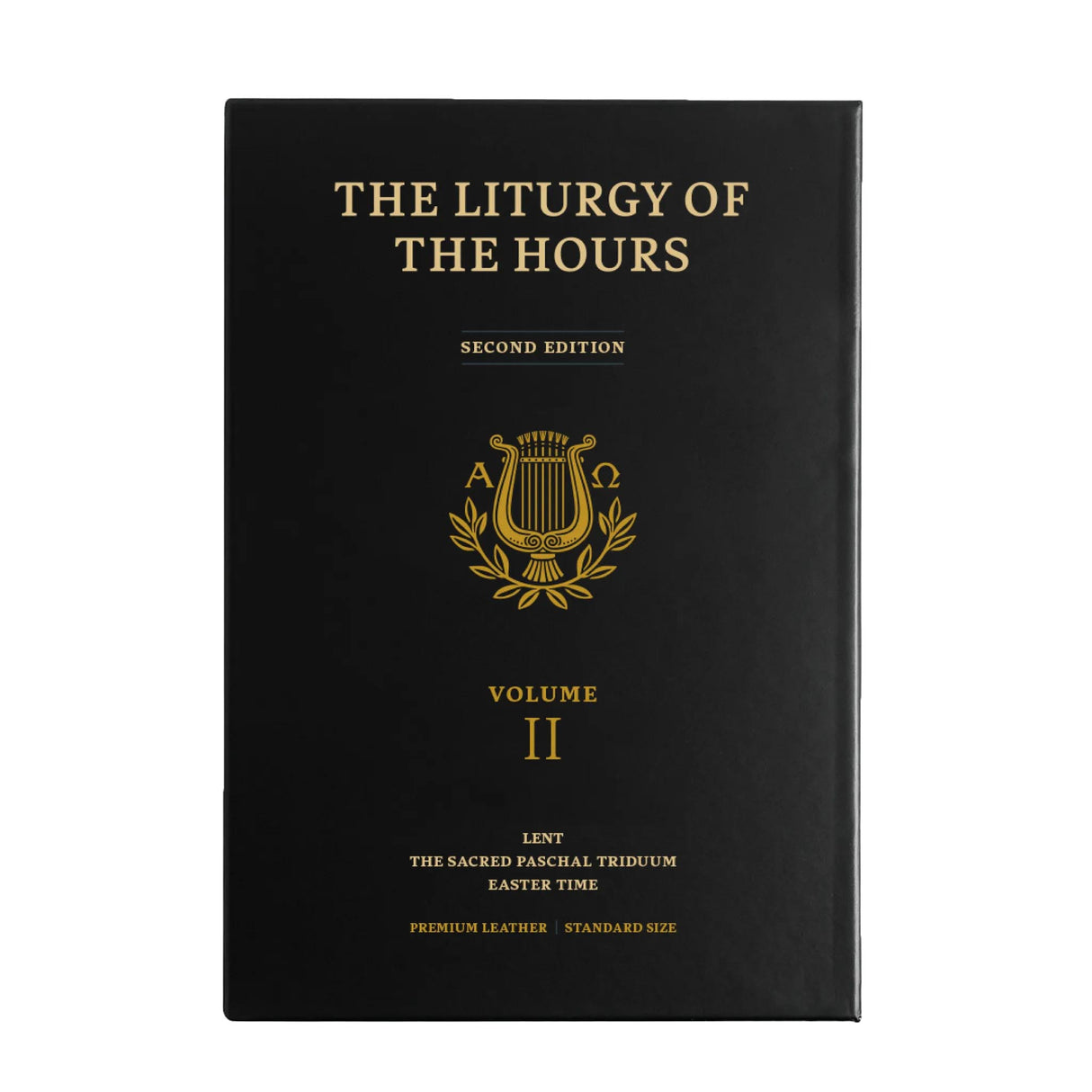 Volume 2 Liturgy of the Hours 2nd Edition - Standard Print Black Premium Leather