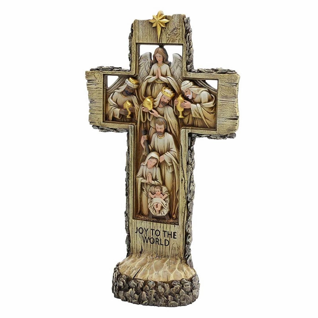 13" Nativity Cross Figure T7652