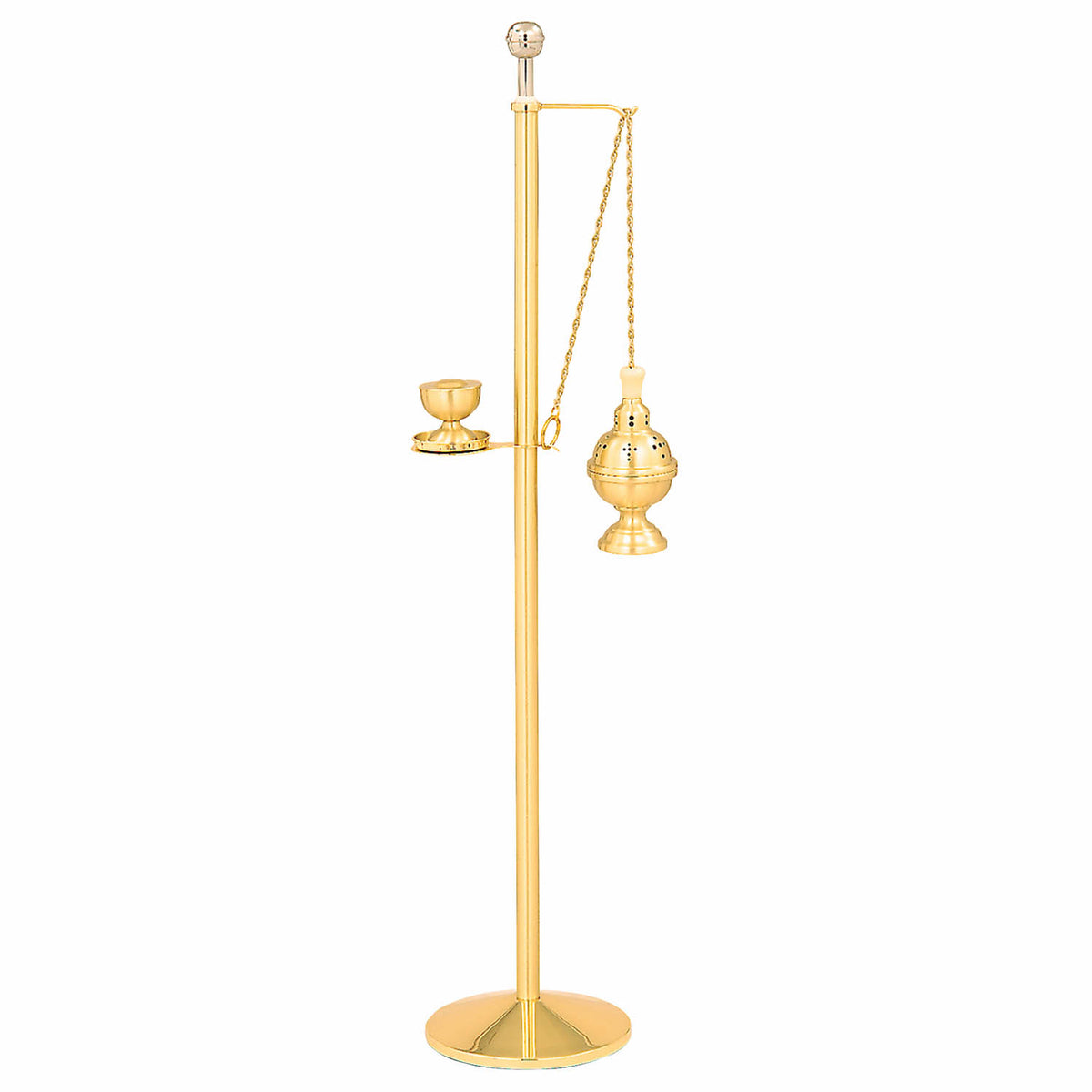 Censer Stand with Holy Water Sprinkler K180