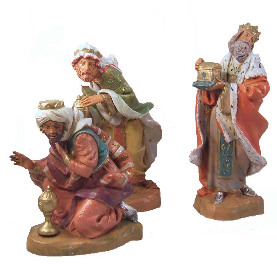 7-1/2 inch Fontanini Three Kings Set - no. 72815
