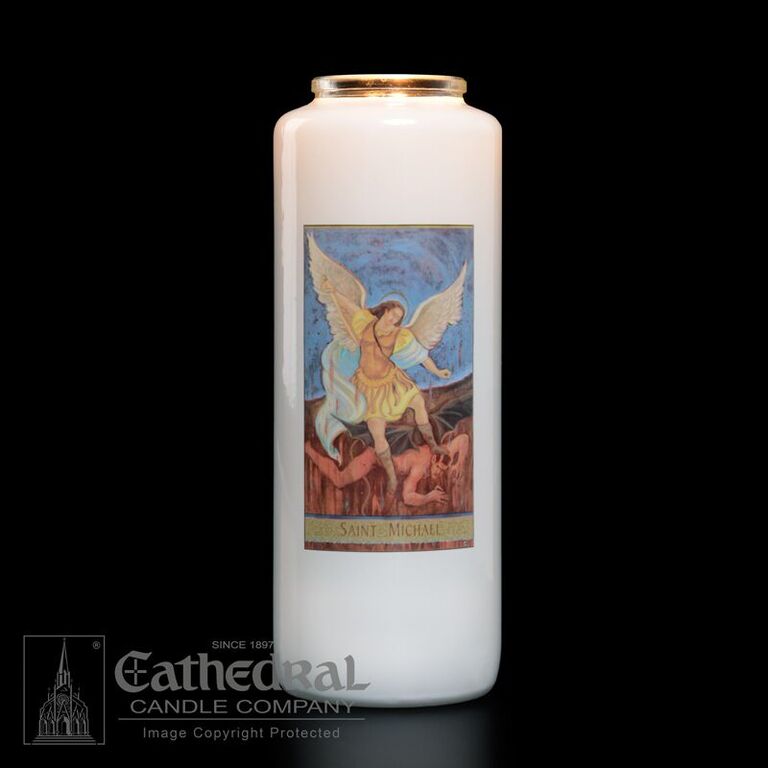 6 day St Michael Devotional Candle