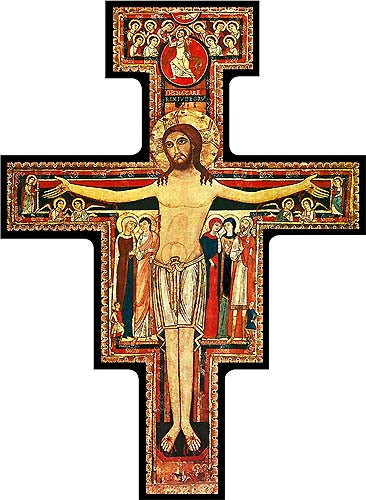San Damiano Crucifix Color Visor Clip