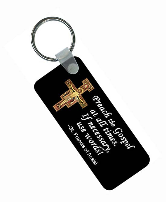 Preach the Gospel Key Ring