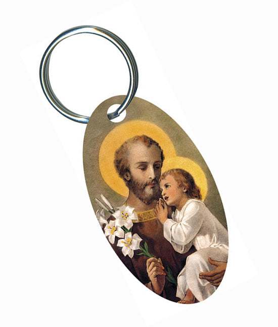St. Joseph Color Key Ring