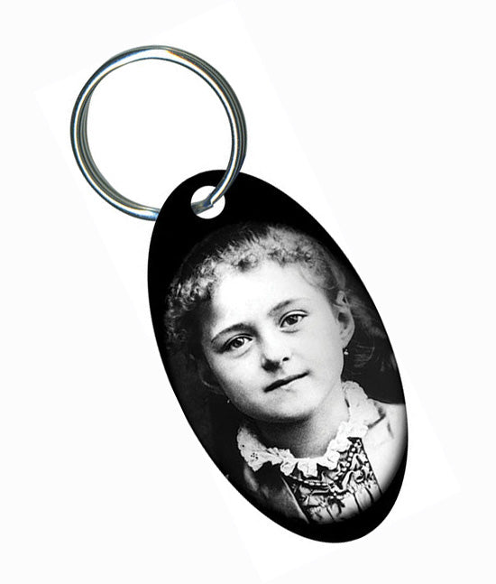 St. Therese as Child Oval Key Ring