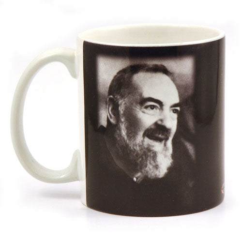 St. Padre Pio "Don't Worry" Coffee Mug